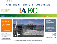 Tablet Screenshot of amelandenergie.nl